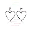 Ladies' Crystal Silver Pierced Earrings #UKM03080169