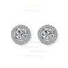 Ladies' Crystal White Pierced Earrings #UKM03080183