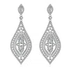 Ladies' Zircon White Pierced Earrings #UKM03080185