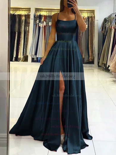 Prom dress straight outlet neckline