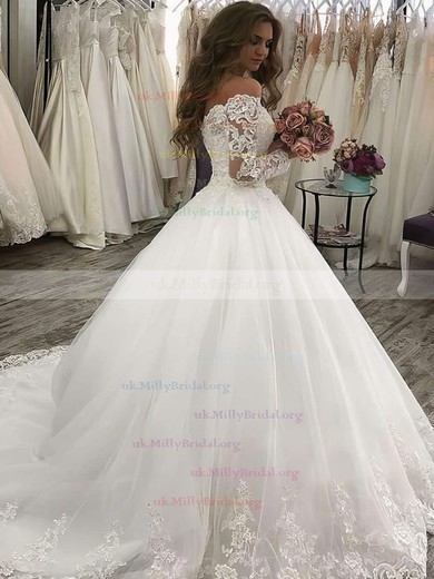 Ball Gown Wedding Dresses with Sleeves UK Online - uk.millybridal.org