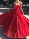 Ball Gown/Princess Floor-length Off-the-shoulder Glitter Prom Dresses #UKM020106749