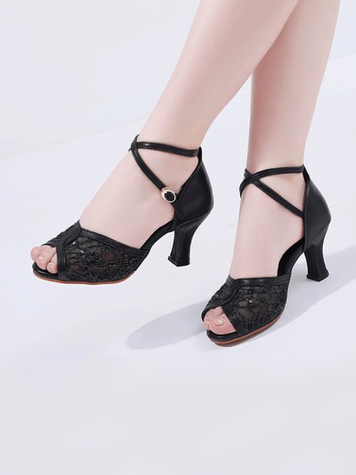 Women's Sandals PVC Buckle Stiletto Heel Dance Shoes #UKM03031224