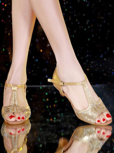 Kids' Sandals Satin Buckle Flat Heel Dance Shoes #UKM03031260