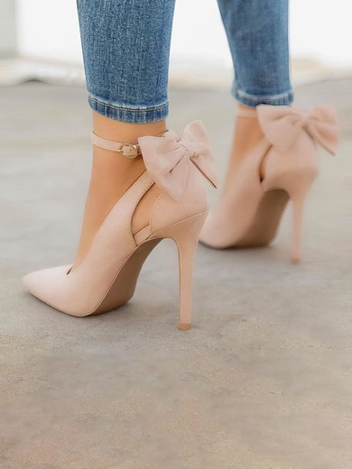 Women's Closed Toe PVC Buckle Stiletto Heel Wedding Shoes #UKM03031160