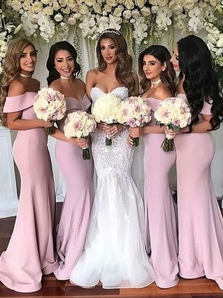 Light sales pink bridesmaid