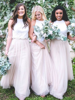 Two piece hot sale bridesmaid outfits