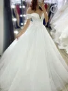 Ball Gown Off-the-shoulder Glitter Court Train Wedding Dresses #UKM00024033