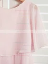 Chiffon Scoop Neck A-line Floor-length Bridesmaid Dresses #UKM01014210