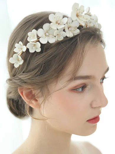 Tiaras Beads Silver Headpieces #UKM03020307