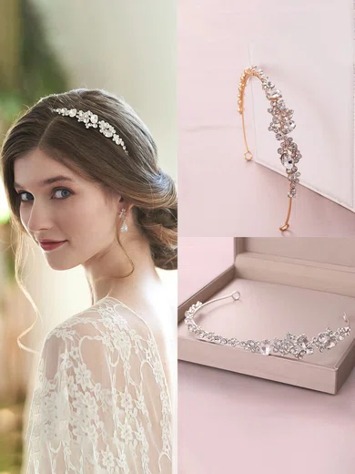 Headbands Alloy Silver Headpieces #UKM03020355