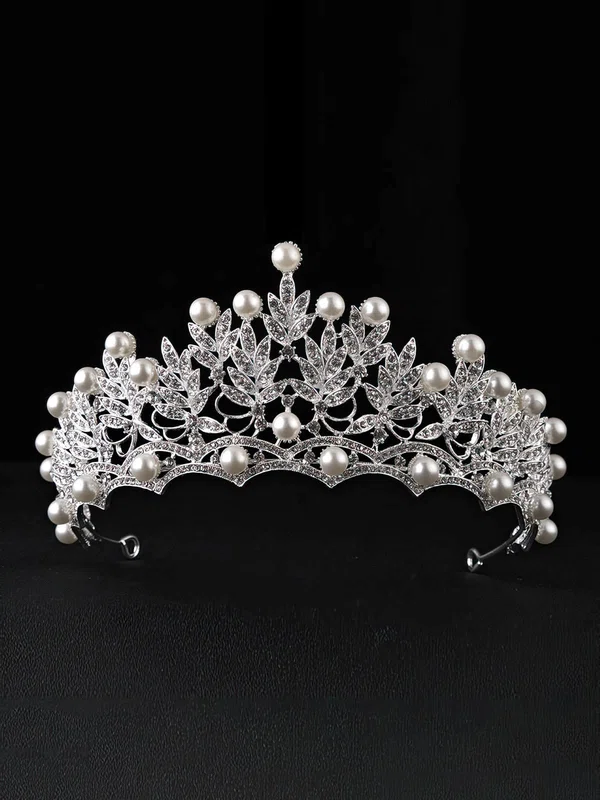 Tiaras Alloy Silver Headpieces #UKM03020365