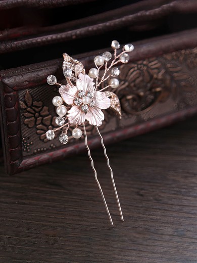 Hairpins Alloy As the Picture Headpieces #UKM03020375