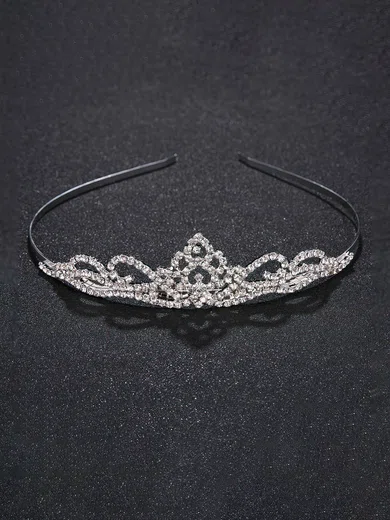 Tiaras Alloy Silver Headpieces #UKM03020388
