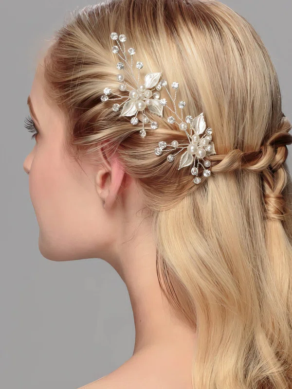 Hairpins Alloy Silver Headpieces #UKM03020395