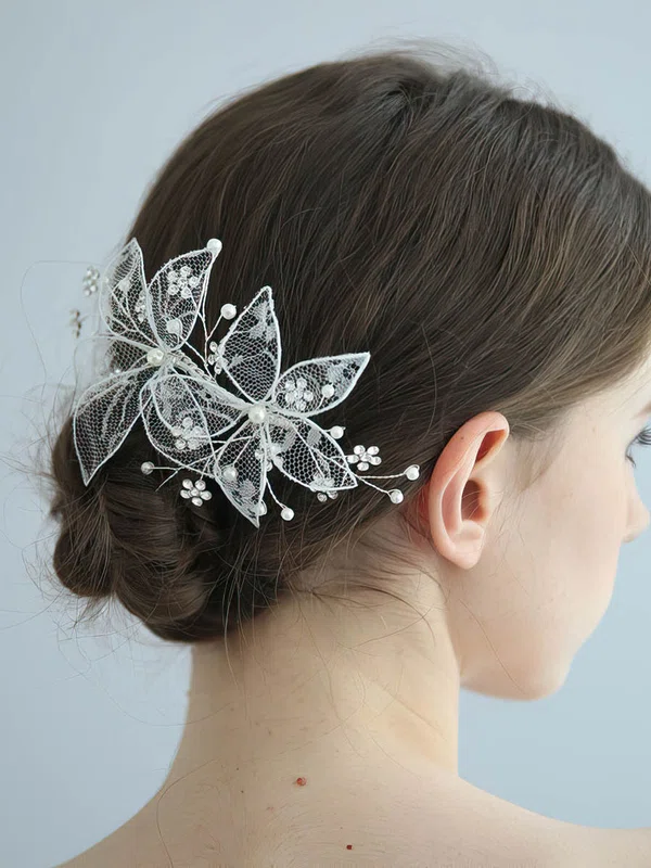 Combs & Barrettes Alloy Silver Headpieces #UKM03020409