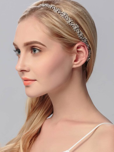 Headbands Crystal White Headpieces #UKM03020413