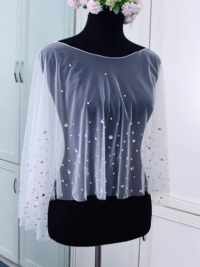 Shawl Tulle Sleeveless Beading #UKM03040077