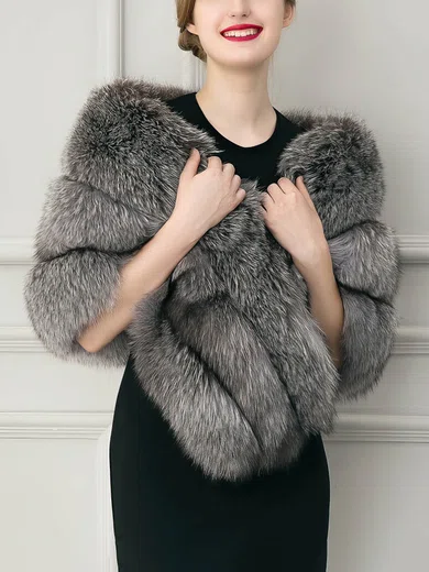 Shawl Faux Fur Sleeveless #UKM03040098