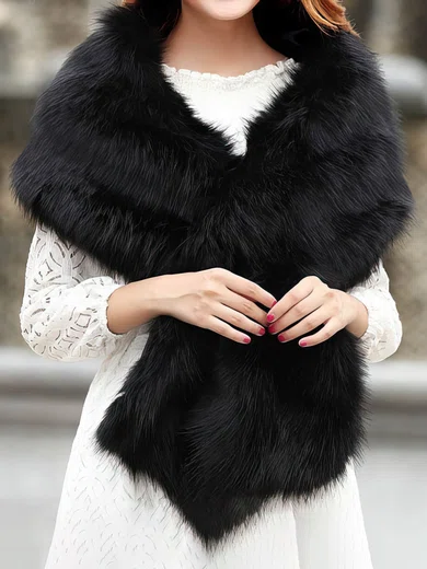 Wrap Faux Fur Sleeveless #UKM03040100