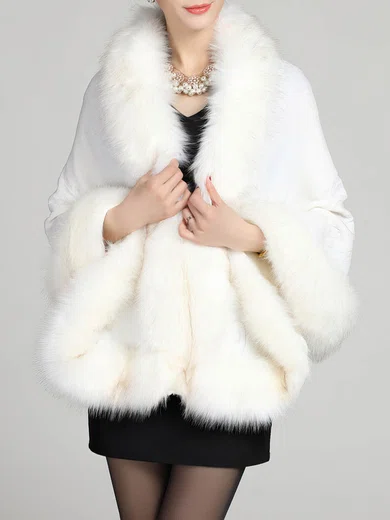 Shawl Faux Fur Long Sleeve #UKM03040101