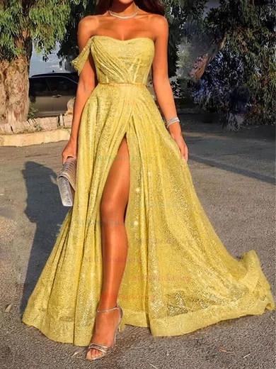 Cheapest Prom Dress - yellow, size M