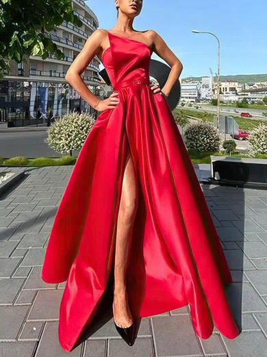 Ball Gown/Princess Floor-length Straight Satin Evening Dresses PT020107681