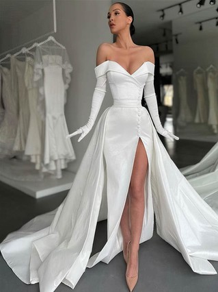 Satin Wedding Dresses UK Cheap Satin Bridal Gowns Online