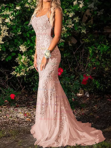 Appliques Pearls Scoop Evening Dress Appliques Pearls Scoop Evening Dress