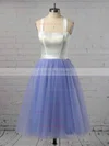 Classic A-line Sweetheart Tulle Tea-length Ruffles Prom Dresses Sale #sale020102578