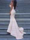 Trumpet/Mermaid Sweetheart Jersey Sweep Train Prom Dresses Sale #sale020102598