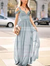 Empire V-neck Chiffon Floor-length Ruffles Prom Dresses Sale #sale020103506