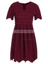 A-line Scoop Neck Satin Short/Mini Prom Dresses Sale #sale020103522