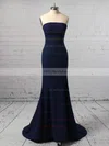 Trumpet/Mermaid Strapless Jersey Floor-length Prom Dresses Sale #sale020106274