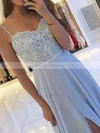 A-line Sweetheart Chiffon Sweep Train Beading Prom Dresses Sale #sale020106902