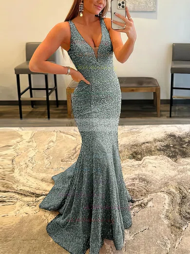 mint green mermaid prom dresses