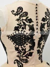 A-line Scoop Neck Lace Tulle Short/Mini Appliques Lace Prom Dresses #UKM020108456