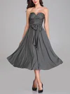 A Line Jersey Multiway Midi Dress In Dark Grey #UKM01014265