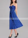 A Line Jersey Multiway Midi Dress In Electric Blue #UKM01014266