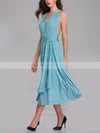 A Line Jersey Multiway Midi Dress In Sky Blue #UKM01014288