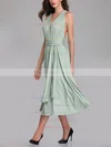 A Line Jersey Multiway Midi Dress In Soft Green #UKM01014289