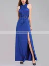 Eve Jersey Column Multiway Maxi Dress In Royal Blue #UKM01014308