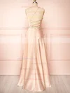 Julia Blush | Satin Maxi Dress #UKM01014402