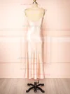 Elyse Blush | Cowl Neck Midi Dress #UKM01014417