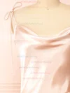 Elyse Blush | Cowl Neck Midi Dress #UKM01014417