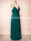 Lizza Green | Satin Maxi Dress w/ Slit #UKM01014422