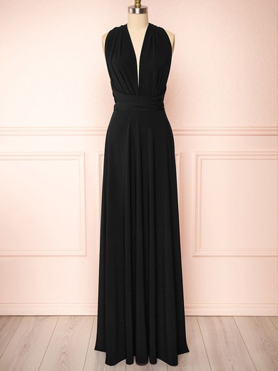 Violaine Black | Convertible Maxi Dress #UKM01014425