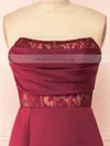 Aubrey Burgundy | Strapless Maxi Mermaid Dress #UKM01014440