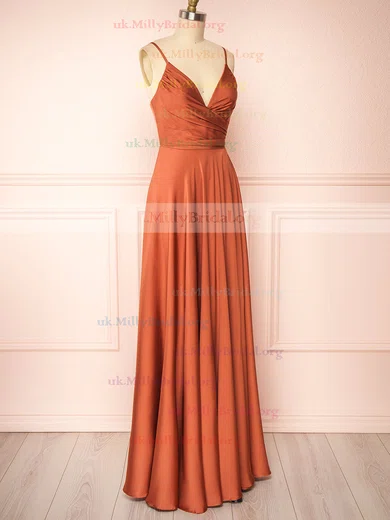 Rust floor length clearance dress