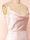 Lukela Blush | Draped Collar Satin Mermaid Maxi Dress #UKM01014468